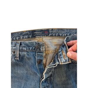 Vintage American Eagle Jeans Mens 32x30 Bootcut 100% Cotton Distressed Casual